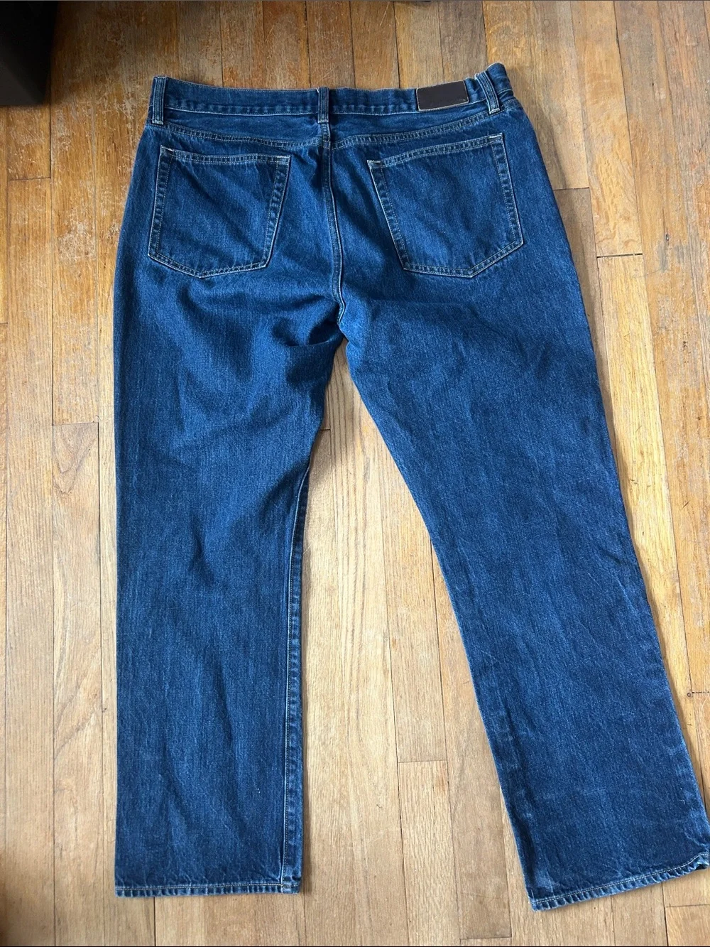 J. Crew Bleeker Athletic Fit Men's Navy Straight-Leg Jeans 36x30